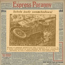 Szkoła jazdy samochodowej - 1926