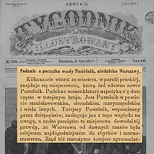 Podanie o początku osady Pustelnik - 1875