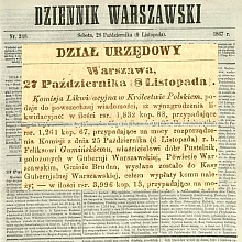 Feliks Gumiński, właściciel dóbr Pustelnik - 1867