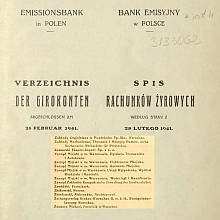 Pustelnik - w Banku Emisyjnym w Polsce - 1941